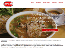 Tablet Screenshot of noodlesetc.com